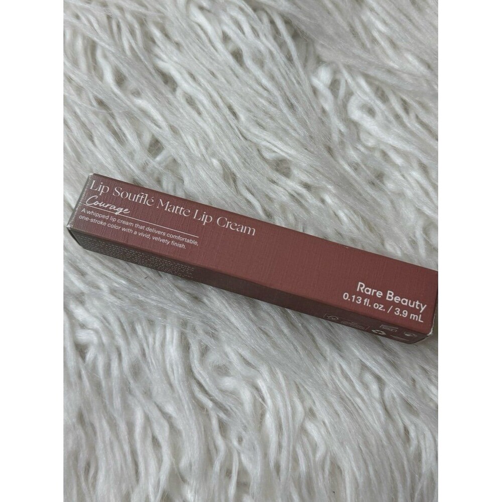 Rare Beauty Lip Souffle Matte Cream Lipstick Courage - Picture 4 of 9